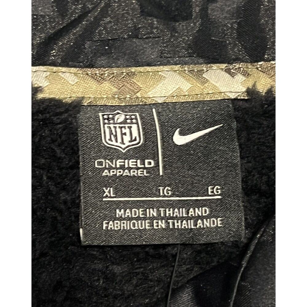 Nike Carolina Panthers XL Salute To Service Jacket NKDR-00A Sherpa-lined - Picture 7 of 16